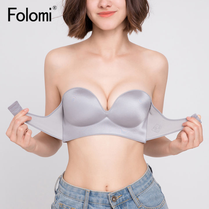 Folomi Women's Bra Push Up Bras Wireless Sexy Deep V Bra Female Underwear  Seamless Brassiere Lingerie for Ladies AB Cup