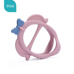 Teether Bayi/Gelang Bayi Teether/Tongkat Geraham Tiga Dimensi Anti Makan Tangan/Teether Kreatif/Teether Silikon Genggam/Bahan Silikon BPA Free