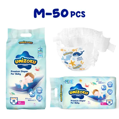Tã UMIZOKU Nhật Bản 50 Chiếc Quần Kéo Mềm Nhẹ Thoáng Khí