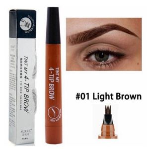 Eyebrow Pencil 4 Tip Liquid Brow Tattoo Pen Paint Makeup Eyebrows Waterproof Cosmetic Eye Brow Liner