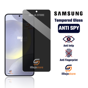 INIAJA - Tempered Glass Anti Spy Samsung A26 5G A35 5G A55 5G A25 5G A24 4G A34 5G A33 5G A32 5G A32 4G  A50 A50s A31 A30s A30 A23 5G A23 4G A22 4G A22 5G A21 A21s A20s A20 A20e Anti Gores Anti Intip Privacy Pelindung Layar Full Anti Kepo
