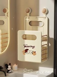 [SG Seller]Foldable storage basket childrens clothing basket toy storage basket household dirty laundry basket wall-mounted laundry basket