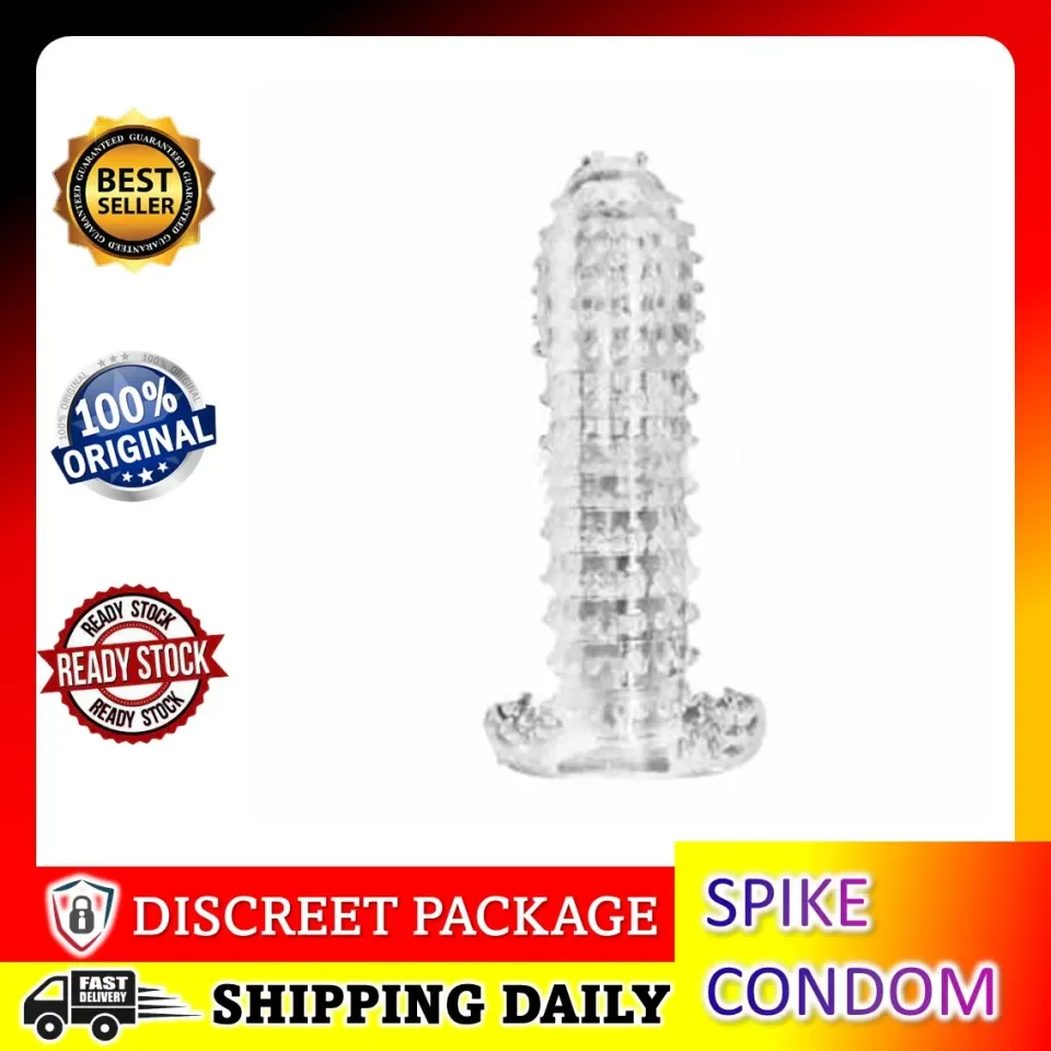 STYLE A Crystal Spike Condom Sex Toy for Men women - Washable And Safe  Silicone - Kondom Berduri Tahn Lama Sarung Zakar Seks For Men | Lazada