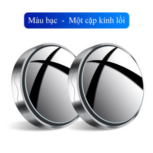 Gương cầu lồi ô tô MYT Bộ 2 gương cầu lồi ô tô góc 360 độ hít chân kính ô tô xoá điểm mù không để lại vết keo tiện lợi