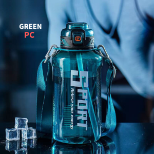 SG Ready Stock 2.5L Tritan Ton-Ton Bucket Large Capacity Outdoor Sports Water Bottle Portable High-Temperature Water Cup