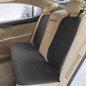 SEAMETAL Universal Leather Car Seat Covers Front Back Seat Cushion Protection