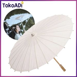 Payung Polos Kertas Besar Decorative Umbrella White Diameter : 60cm / Payung Kertas Putih
