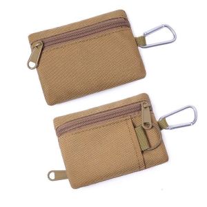 Tactical Wallet EDC Molle Pouch Portable Key Card Case Sports Coin Purse Hunting Bag Zipper Pack Multifunctional Bag