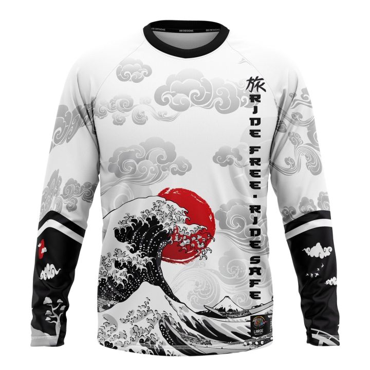 Motor Cycle T- SHIRT/ Jersey Long Sleeve for Men Plus Size NO