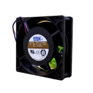 130mm 13cm Fan for AVC Data1338B8U 130X130X38mm DC 48V 0.5A 4-Wire Server Chassis Fan