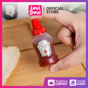 Botol Saus Mini Bento Lucu / wadah Saus Sambal Mayones Kecil / Tempat Saus Bekal