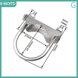【E-WOITD】 M6 U Bu Lông Gắn Phần Cứng Nhiệm Vụ Nặng Nề Chống Gỉ Mast Để Mast Kẹp V Hàm Khối Núi Khung Kit Cho Bên Ngoài Nhà Antenna