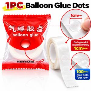 Dot Stick Balloon Glue Dots Transparent Double-Sided Adhesive Dots Balloon Decoration Adhesive