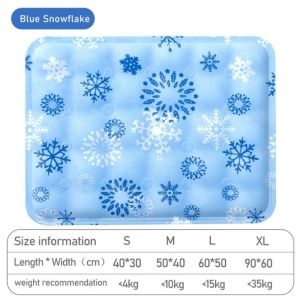 SKISOPGO Pet Cooling Pad Cat Dog Summer Ice Pad Waterproof Sleeping Bed Sofa Cushion Carpet 宠物冰垫