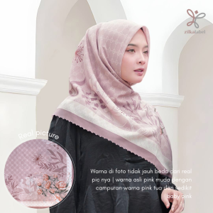 (PART 3) MOTIF SERIES / Hijab Motif Lasercut Voal dan Polycotton Premium / Square /Segi Empat / Jilbab Pastel Motif Unik Elegan Free Pouch / Krudung Limited Edition /