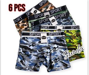 GUDA Celana Dalam  Boxer Pria Dewasa Motif  Army isi 3 Pcs | HotMan