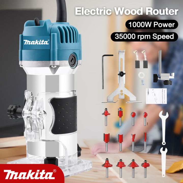 Makita Planer Original Carpenter Carpentry Tools Set Wood Router Power ...