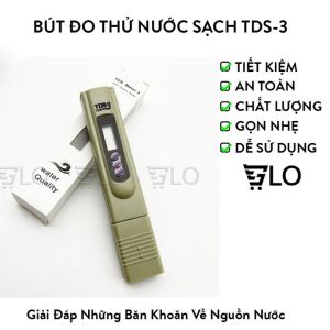 Bút Đo Thử Nước Sạch TDS-3 Đo TDS Nhiệt Độ Hồ Cá Thuỷ Sinh Hoặc Đo Dung Dịch Thuỷ Canh