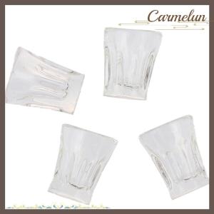 [Carmelun] 4pcs set Dollhouse Miniature Accessories Mini Resin Transparent Cup Simulation Model