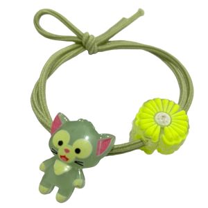 Ikat Rambut Anak-Dewasa 1PCS  Bunga Daisy Motif Karakter Hewan Bahan Karet Model Korea  Kuncir Cantik Import Murah