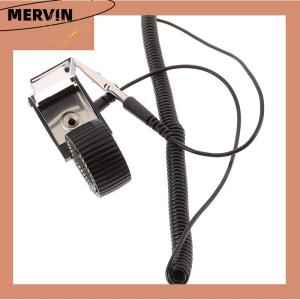[MERVIN]💖[HOT SALE]🎈🎈 Anti STATIC Work สายรัดข้อมือ ESD adjustable Discharge Belt GROUND Metal Bracelet