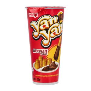 Meiji Yan Yan Creamy Chocolate Dip Biscuits 50G