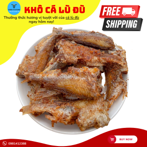 Khô cá lù đù nguyên con loại 1 ngon đặc sản Huy Béo hương vị đặc trưng gia truyền được khách hàng tin dùng
