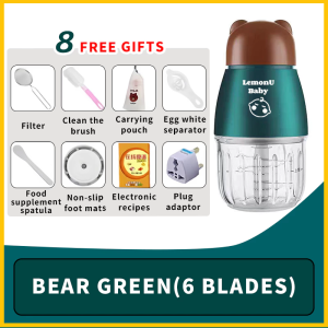 Baby Blender Food Electric Mini Baby Food Grinder Multipurpose Processor Portable Blender 辅食机搅拌机