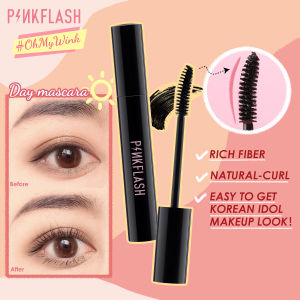 PINKFLASH OhMyWink Mascara với thanh cọ silicon nhiều sợi làm dày dài mi chống nước