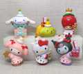 Figure Kucing Helokity Kuromi My Melody Set Of 6 Topper Cake Termurah. 