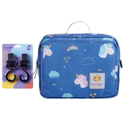 Sunveno Fashion Wet Bag Waterproof Diaper Bag Washable Cloth Diaper Baby Bag Reusable Wet Bags 23x18cm Organizer For Mom