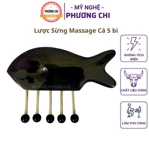 Dụng cụ Massage hình cá sừng 5 chân Đánh gió giải cảm đả thông kinh lạc | Mỹ Nghệ Phương Chi