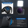 NEEWER 67mm Magnetic Phone Lens Filter Kit, Bộ lọc ống kính điện thoại từ tính, kẹp trên HD có thể thay đổi ND2-ND32 Bộ lọc điện thoại. 