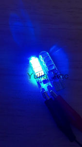 Lampu Led Jelly Senja T10 2 Warna 8 Mata LED Kedip Strobo Universal