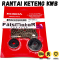 Rantai Keteng Revo 110 / Rante Keteng Revo 110 / Rantai Keteng Blade / Rantai Kamprat Revo / Rantai Timing Blade / Keteng Revo 110 Karbu / Rantai Keteng Revo Fi New / Keteng Set Blade 110 Karbu / Rantai Keteng Set Revo 110 ( 06141-KWB-505 ). 