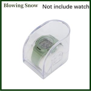 Blowing กล่องพลาสติกใส1ชิ้นกล่องใส่นาฬิกาสำหรับผู้ใหญ่กล่องใส่นาฬิกาอัจฉริยะสำหรับเด็ก