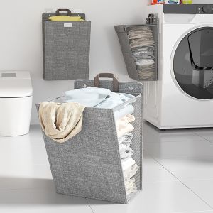 Clothes Storage Basket Foldable Multi-functional Storage Dirty Clothes Basket Portable Applicable Scenes