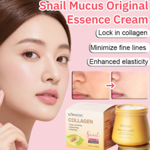 Snail Mucus Original Essence Cream Moisturizer for Skin Elasticity Wrinkle Reduction Youthful Glow Long Lasting Care