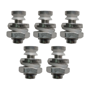 5Pieces Pressure Cooker Replacement Float Valves Set Replacement Floater Set Float Valves Set Stainless Steel Texture