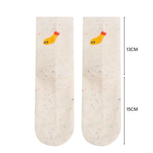 【♡Lovely girls house♡】ถุงเท้าสีขาวผู้หญิงสไตล์บางนักเรียนน่ารักแมวการ์ตูนญี่ปุ่น Ins ถุงเท้าผู้ชาย