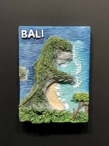 Indonesia Bali Penida Island Travel Souvenir Creative 3D Elf Falling Off Cliff Magnetic Fridge Magnet
