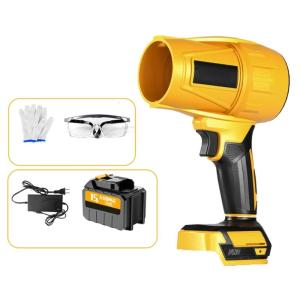 เครื่องเป่าลมพัดลมเจ็ทมอเตอร์ไร้แปรงถ่านแบบมือถือความจุมากดูดฝุ่นปรับความเร็วได้พัดลมท่อ