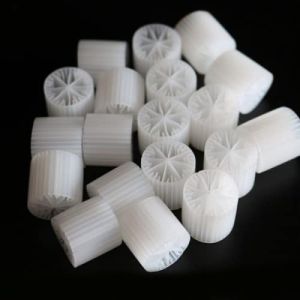 Hạt Kaldnes 100Gr SIZE TO lọc nước  tạo oxy cho bể cá thủy sinh hồ cá Koi( Trắng)