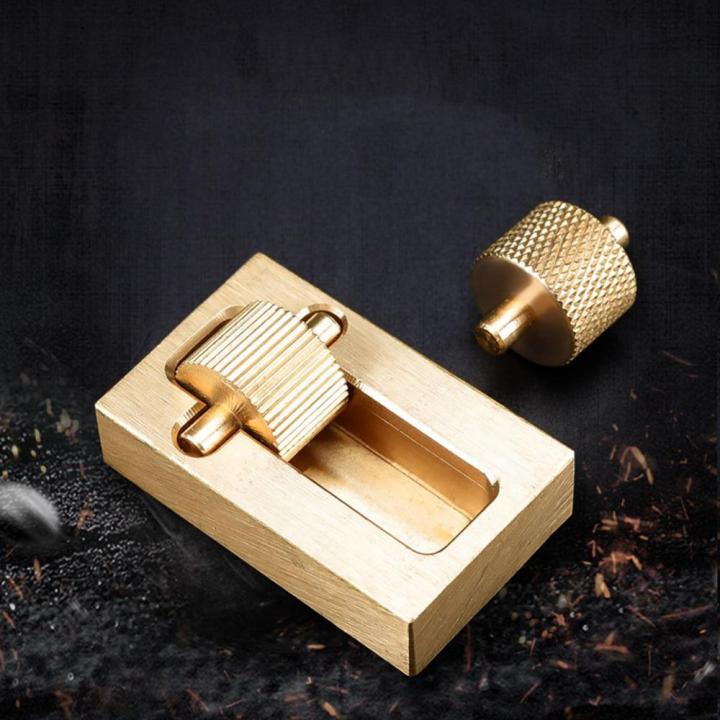 FANTAE 2 Rollers DIY Brass Oil Painting Box Dye Tool Leathercraft Leather Edge Roller Lazada