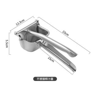 SG in Stock Juice Extractor 304 Stainless Steel Manual Juicer Squeezer Home Outdoor Portable Fruit Juicer Squeezer