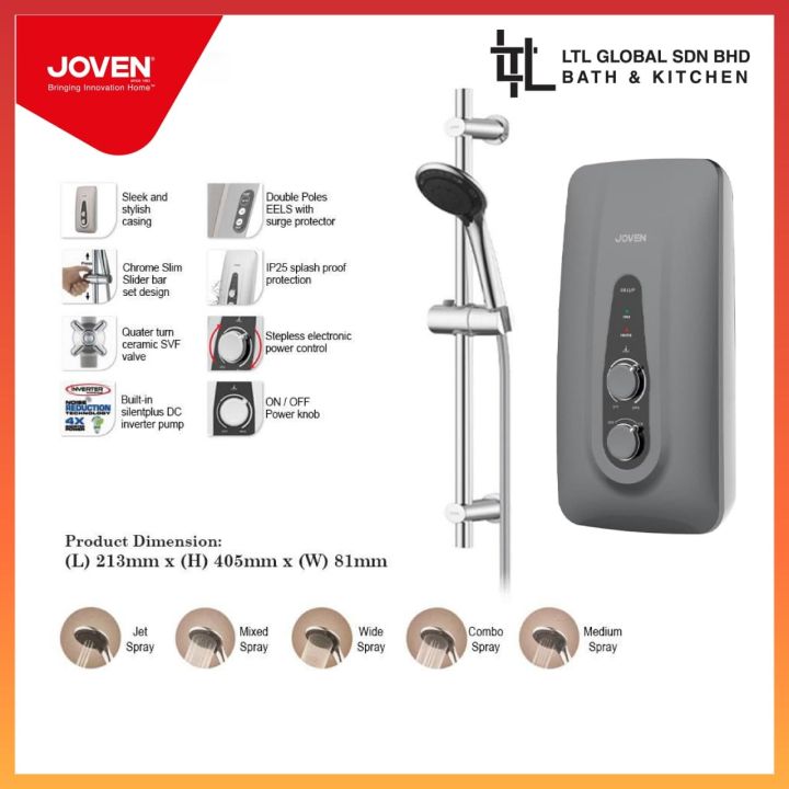 Joven INSTANT WATER HEATER SA8e / SB11iP / SL30IP / SL30IP With ...