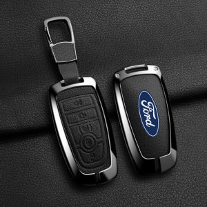[Available]Alloy car key Case Shell for Ford Ranger Sprot Wildtrak Raptor 150 Everest High quality Alloy leather 3 colors