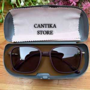 20098 Kacamata Berubah Warna STYLE Kekinian Model Kotak Pemakaian Wanita Fashion Bisa COD