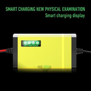 Fully Automatic 12V Battery Charger – Pulse Repair LCD Display Waterproof Smart Design for Motorcycle & Car