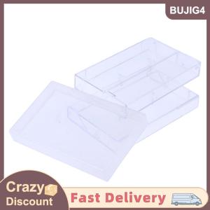 【E-WOITD】 เทปคาสเซ็ต1ชิ้นกล่องใสบันทึกเสียงแม่เหล็กกล่องเปล่ากันฝุ่น